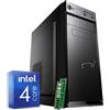 Nonsoloinformatica PC desktop assemblato intel quad-core 2.7 GHz 16gb ram HD 1tb Win10 pro WIFI