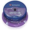 Verbatim DVD +R Matt Silver 4.7GB 16x Pack Spindle 43500