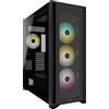 Icue 7000X RGB Case per PC Intelligente ATX Full-Tower, Tre Pannelli in Vetro Te