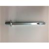 SECUREMME FERRO QUADRO NIPLEX M10 Q8 FOLLE ZINCATO BIANCO 8X120 mm,per il montaggio di pomi su porte blindate con filettatura M10,il quadro può essere tagliato