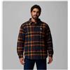 COLUMBIA GIACCA CAMICIA HUNTER ARCH COLLEGIATE NAVY TRACK PLAID
