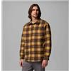 COLUMBIA GIACCA CAMICIA HUNTER ARCH COLLEGIATE TOBACCO BIVY PLAID