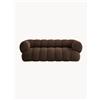 Cosmopolitan Design Divano 2 posti in velluto Koge, larg. 210 cm - Marrone