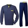 Navigare Pigiama Uomo Cotone Jersey Manica Lunga Colore Blu Navy 2141438 (L)