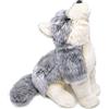 TigerHart Wolcott - Peluche a forma di lupo, 27,9 cm