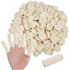 xutong 300 pezzi Copridita,Lettini per Dito in Lattice Monouso,Finger Cots Anti-Statico,Proteggi Dita Mano, Copridita per dito ferito, fai da te, Riparazione Elettronica, Pulizia Gioielli