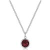 Philip Jones Collana di Cristallo Rosso Scuro creata con Cristalli Zircondia®