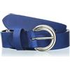 MGM Cintura Colorata Basic, Blu, 90 cm Donna