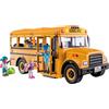 PLAYMOBIL, 70983 giocattolo da costruzione 46 pezzi scuolabus con effetti luminosi, giallo