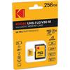 KODAK MicroSDXC Micro SDXC 256GB UHS-I U3 V30 A1 + ADATTATORE
