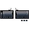 Selius Tastiera meccanica ergonomica, modello Split70, nera, con layout da 70% e illuminazione RGB