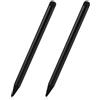 Fukaisu 2pz 15,5cm Penne Magnetiche Smart Whiteboard per Schermo Tattile, 2-in-1 Doppia Testa Penna Scrittura Schermo Elettronico per Ufficio Domestico Schermi Infrarossi (Nero)
