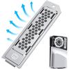 GRAUGEAR Copertura antipolvere in metallo dissipatore di calore per PS5 | Copertura antipolvere per slot PS5 Slim/Pro PS5 M.2 SSD, copertura con ventilazione, ideale per espansione di memoria PS5