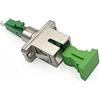 Elfcam® - Adattatore a fibra ottica Cavo monomodale Simplex LC/APC Maschio a SC/APC Femmina, Confezione da 1