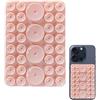 Generic Supporto per telefono con - Supporto per telefono adesivo in silicone portatile, resistente e con presa forte, supporto antiscivolo portatile per auto, doccia in vetro, set per cruscotto | per