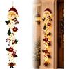 Generic Decorazione Natalizia per Porta, Fuoriporta Luminoso per l'Ingresso，C | Decorazione Verticale Luminosa per Ingresso, Finestra e Parete, Addobbo Natalizio da Appendere per un'Atmosfera Festiva
