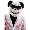 CARNIVAL TOYS Maschera panda horror halloween in plastica con peluche