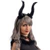 CARNIVAL TOYS Cerchietto strega malefica con marabout nero