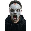 CARNIVAL TOYS Maschera zombie in plastica con cavallotto