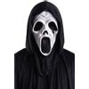 CARNIVAL TOYS Maschera fantasma in plastica con cappuccio con cavallotto