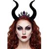 CARNIVAL TOYS Cerchietto strega malefica lusso con cavallotto