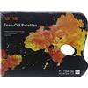 ARTME Palette da 36 fogli per smaltimento della carta, 23 x 30,5 cm, 50 g/m², carta cerata con foro per il pollice, semplice da usare, acrilici, colori ad olio e acquerelli