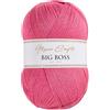 Utopia Crafts Big Boss 400g Filato Acrilico Maglia & Uncinetto - 1200m Gomitolo, Lavabile Lavatrice, Oeko-Tex Certificato, per Maglioni, Coperte, Sciarpe & Cappelli (Rosa)