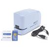 Rapesco 1452 Pinzatrice Elettrica Automatica 626EL e 1000 Punti, Azzurro | Uso con Cavo USB (incluso) o Batterie (non incluse), Capacità 15 Fogli, Usa Punti 26 / 6 mm