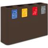 Stil Casa Stazione Raccolta Differenziata Stil Casa Pure PU240F-C - 240 lt - Corten