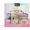 IDC Institute - Cofanetto Bellezza - Set Di 3 Maschere Viso In Tessuto & Fascia In Spugna - Maschere Viso Animali - Set SPA Relax - Cofanetto Regalo Per Ragazza - Regalo Per Donna