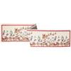 Bizzotto Runner di Natale Lapland 183 x 33 Cm Bianco