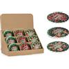 Bizzotto Sottobicchiere di Natale Gwen merry XMas Ass. D 10,3 Cm Ceramica Multicolor 1 Pz