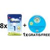 Humana 1 in polvere per neonati 8x750g + Penaten crema 200ml