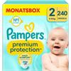 Pampers Pannolini Pampers Premium Protection Taglia 2 4-8 kg Confezione mensile da 240 pezzi