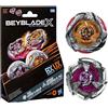 Cartemagic Beyblade X Spear Scorpio 0-70Z & Tail Viper 3-85LO Dual Pack