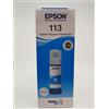 Epson C13T06B240, EPSON 113 - Ciano - 70 ml. - 6.000 pag. - FLACONE INCHIOSTRO ORIGINALE EPSON per EcoTank ET 5800, EcoTank ET 5800 Series, EcoTank ET 5850, EcoTank ET 5880, EcoTank ET 16600, EcoTank ET 16650, EcoTank L 15150, EcoTank Pro ET 5800, …