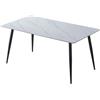 - Tavolo da pranzo Mila bianco 140x80x75 cm