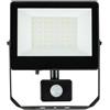 TECNO-ESHOP FARO LED 50W NATURALE CON SENSORE MOVIMENTO NERO ML-FLSxxxxK30WSA3N-SMOML-FLS4000K50WSA3N