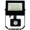 TECNO-ESHOP FARO LED 20W NATURALE CON SENSORE MOVIMENTO NERO ML-FLSxxxxK20WSA3N-SMOML-FLS4000K20WSA3N
