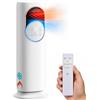 BAKAJI Raffrescatore Ventilatore Nebulizzatore Telecomando e Display LCD Tasti touch