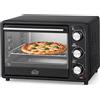 DCG Forno Fornetto Elettrico 20Lt 1300 W Luce Interna Timer Termostato Regolabile