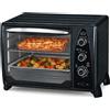DCG Forno Elettrico Ventilato 35 Litri 1500W Con Timer e Termostato DCG MB9835N Nero