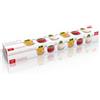 BAKAJI Set 6 pezzi Bicchierini in Vetro per Aperitivo Salve Bibite Tish