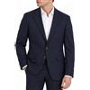 Suitsupply Blazer Uomo Napoli UK38R Blu 100% Lana Colletto Corto Monopetto
