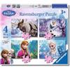 Ravensburger - Puzzles Frozen 2 | Puzzle Bambini | Puzzle Bambini 3 Anni O Più | 4 In A Box Puzzles 12-16-20-24 Pezzi | Dimensione 19x14cm | Regalo Bambina 3 Anni O Più
