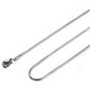 Beydodo Collana Serpente Uomo 40-60 cm, Collana Catena Uomo Acciaio Inossidabile 0.9-3.2mm Larghezza Catena per Collane Faidate