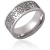 SIPURIS Anello vichingo norvegese da uomo Odino Fenrir testa di lupo anello in acciaio inox nodo celtico anello vichingo adorabile Wolfdog anello per uomo gioielli regalo