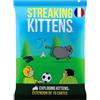 Asmodee Exploding Kittens: Streaking Kittens Extension - Gioco di carte esilarante ed esplosivo per adulti e bambini dai 7 anni - 15 nuove carte - Gioco da tavolo da 2 a 6 giocatori - 15 min - in francese