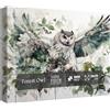 BBOLDIN Puzzle gufo uccello per adulti, puzzle arte animale 1000 pezzi, puzzle fantasia pittura foresta