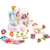 Smoby - Principesse Disney - Laboratorio di Gioielli con Fiori - Kit Creativo per Bambini - Creazione di Fiori e Gioielli - Molti Accessori Inclusi - età 3+ - Prodotto in Francia